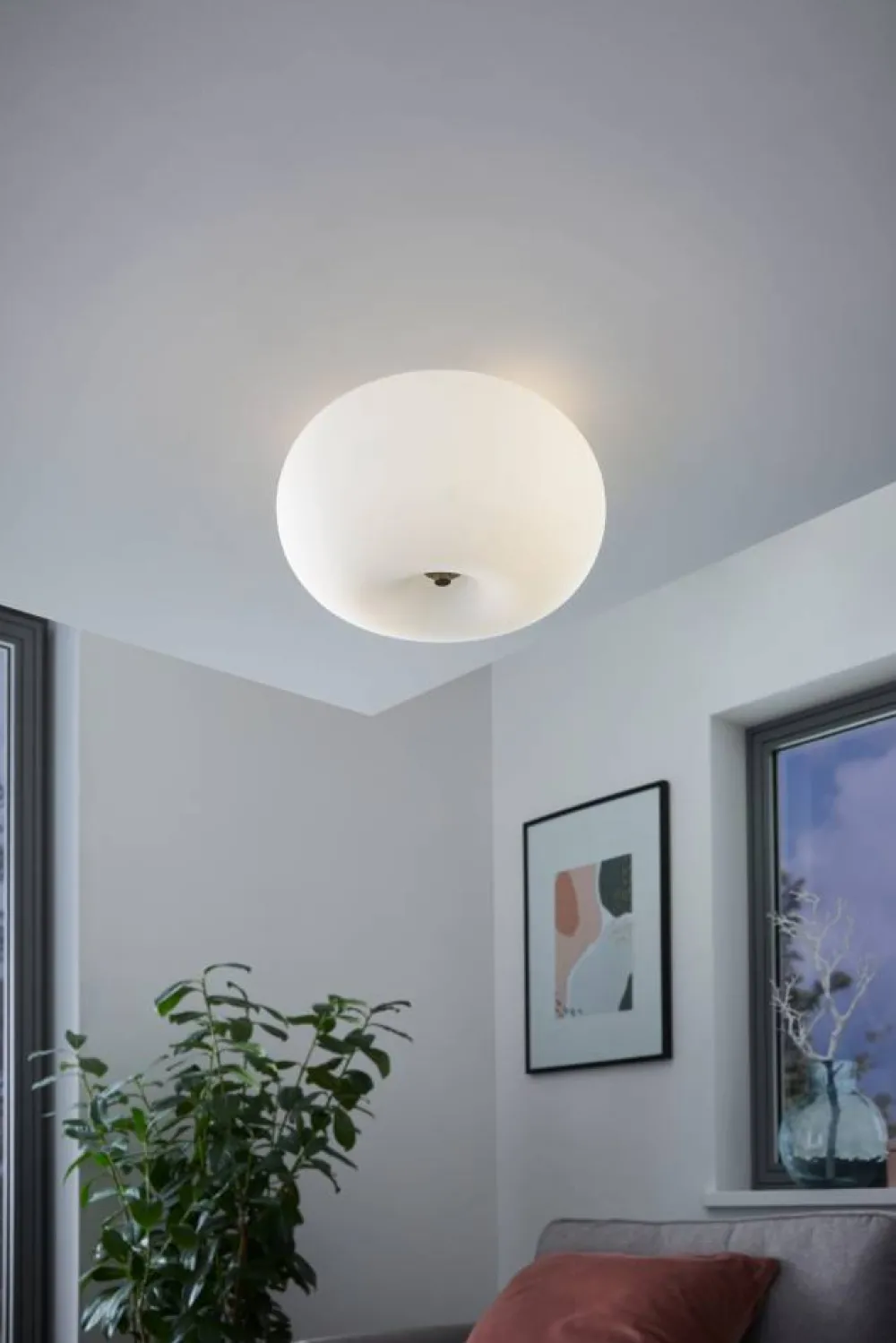 Best Eglo Optica Ø28 plafond Vit