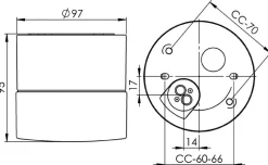 Discount Ifö electric Opus 100/100 badrumslampa
