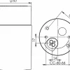 Ifö electric Opus 100/175 badrumslampa