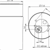 Clearance Ifö electric Opus 120/200 badrumslampa