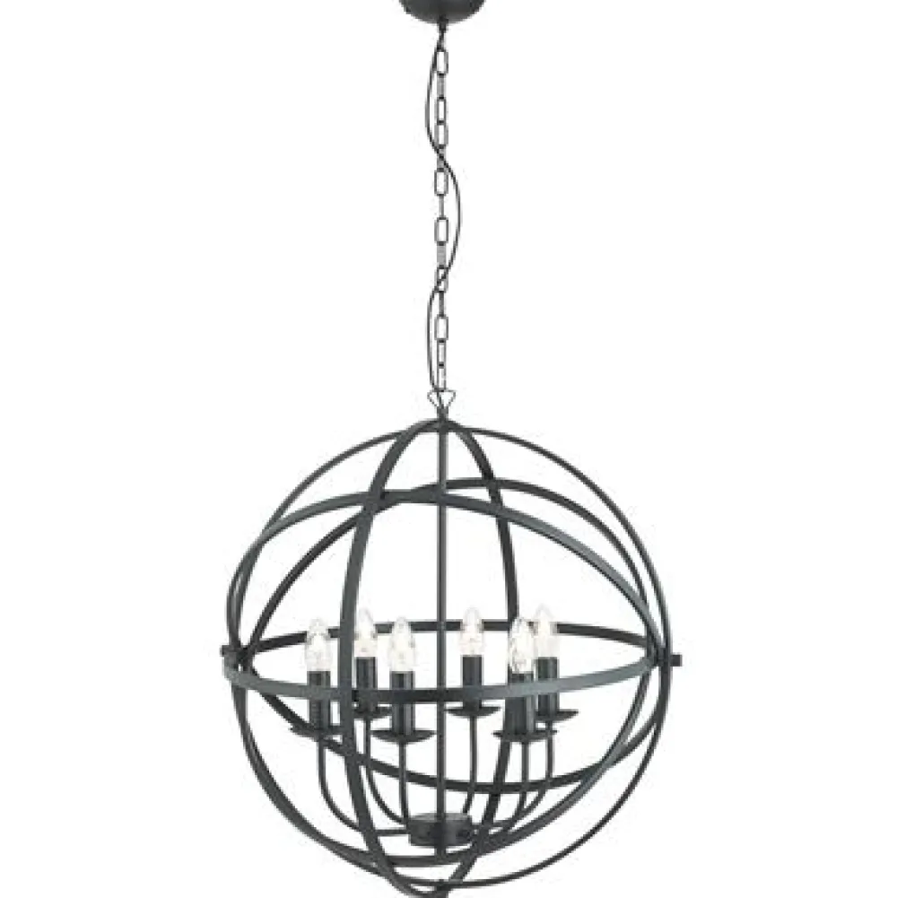 New Searchlight Orbit Ø60 taklampa Svart