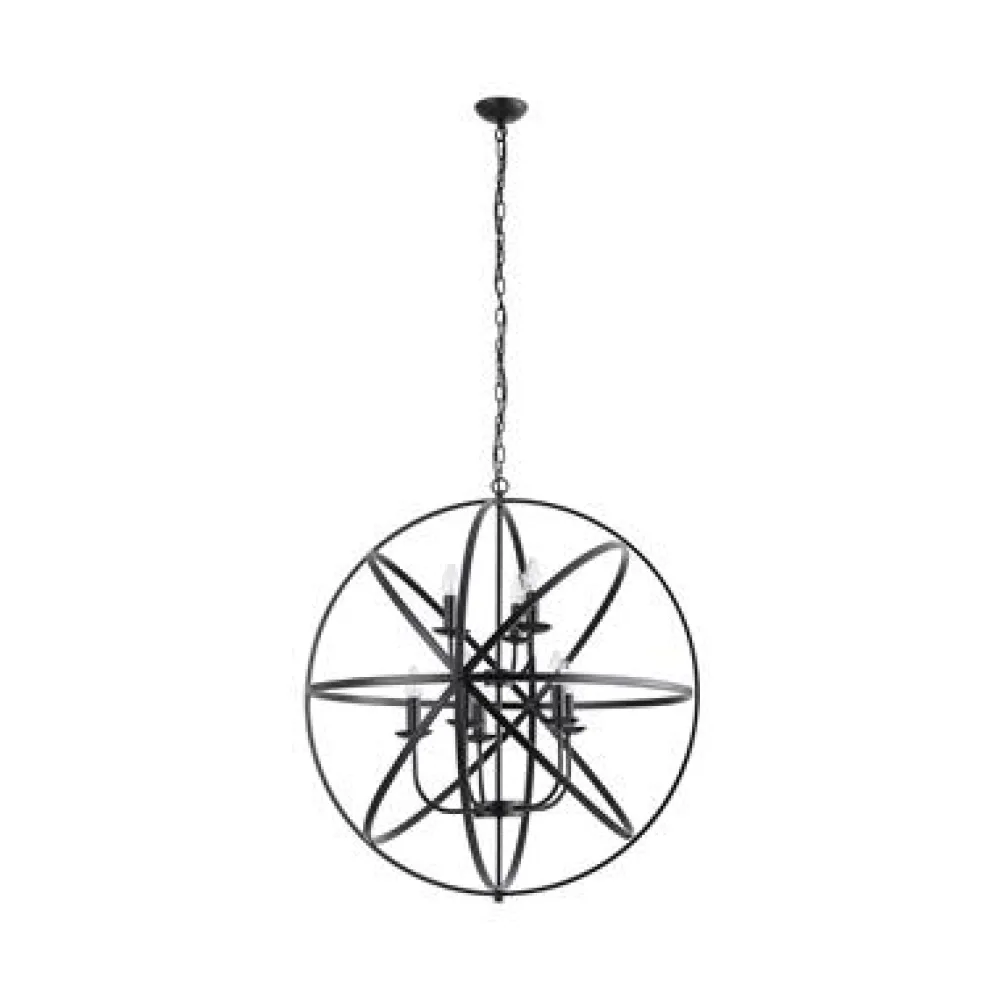 Online Searchlight Orbit Ø82 taklampa Svart