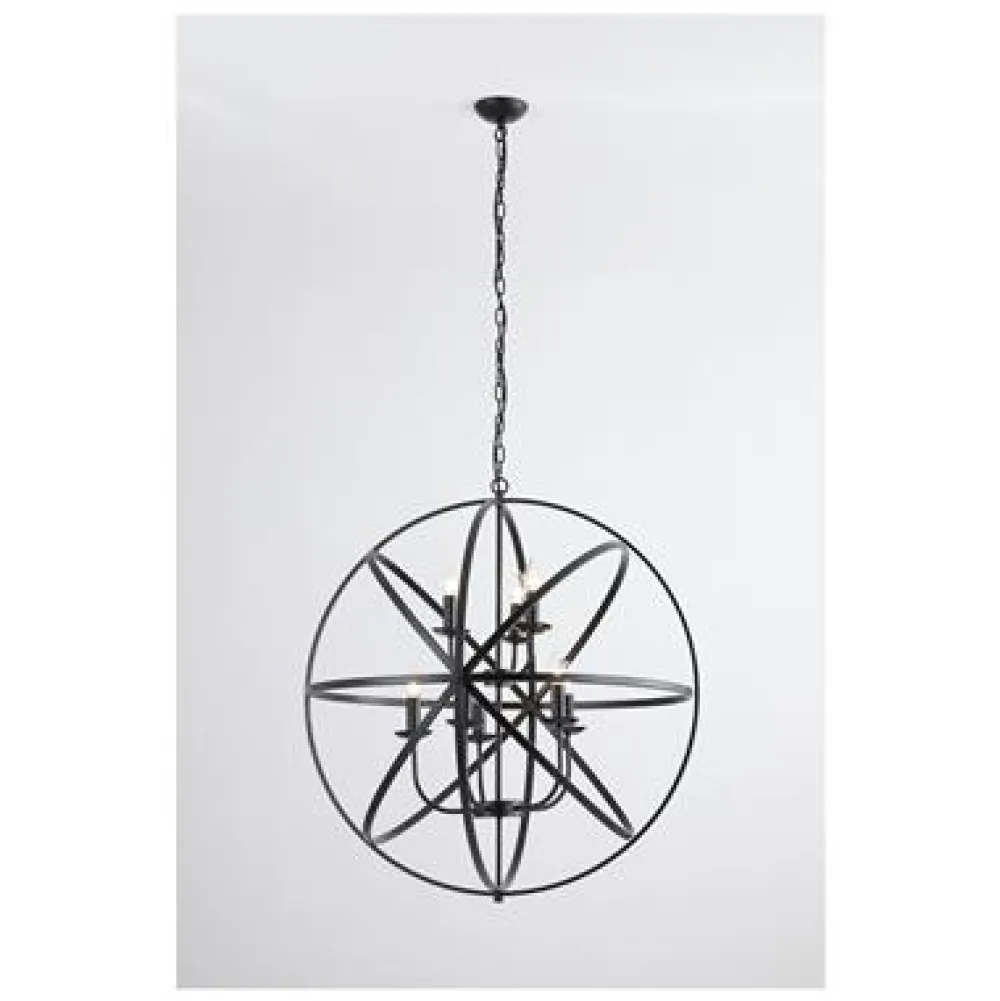 Online Searchlight Orbit Ø82 taklampa Svart