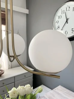 Best Aneta Lighting Orfeus Ø44 taklampa Matt mässing