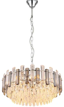 Globo Lighting Orgina Ø60 kristall Rökfärgad