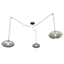 Online Emibig Lighting Origo 3xØ30 taklampa Rökfärgad