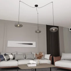 Online Emibig Lighting Origo 3xØ30 taklampa Rökfärgad