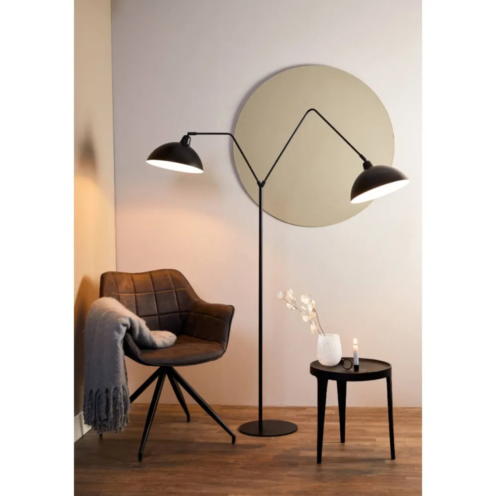 New Light & Living Orion 2 golvlampa Svart