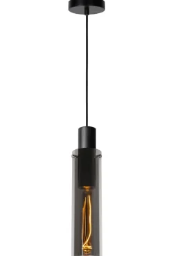 Hot Lucide Orlando Ø10 taklampa Rökfärgad