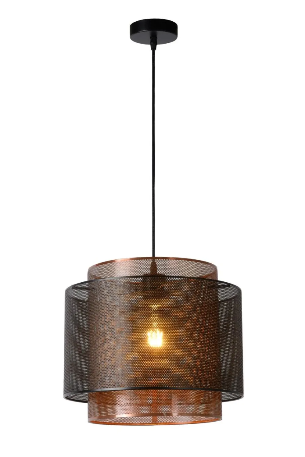 Discount Lucide Orrin Ø34 taklampa Svart