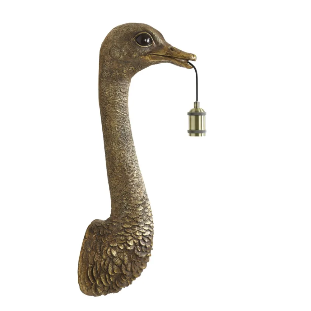 Clearance Light & Living Ostrich 72cm vägglampa