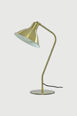 New Aneta Lighting Ostri 50cm skrivbordslampa Antikmässing