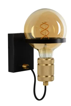 Hot Lucide Ottelien 22cm vägglampa Svart