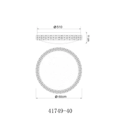 Globo Lighting Ovi Ø60 plafond Vit