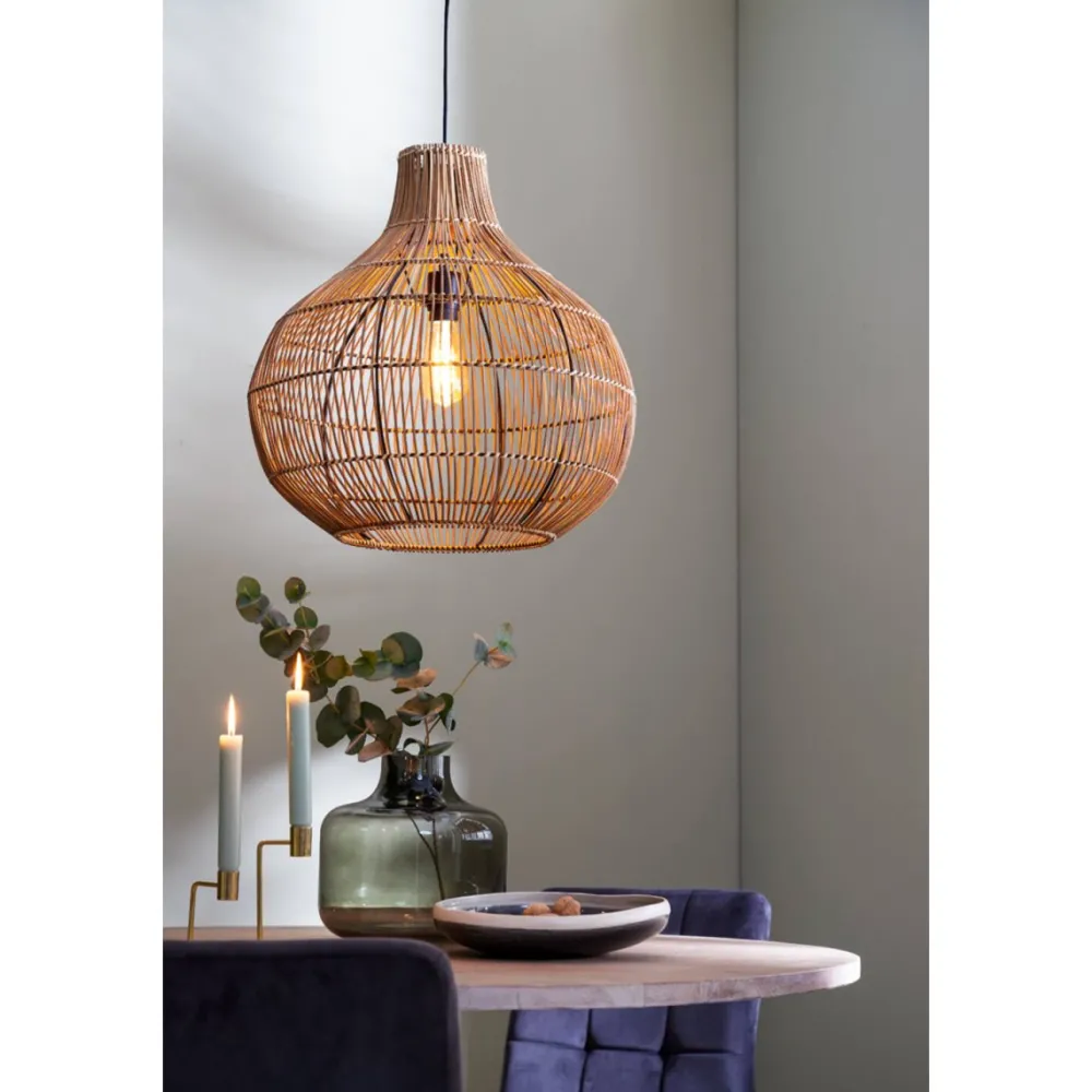 New Light & Living Pacino Ø50 taklampa Natur