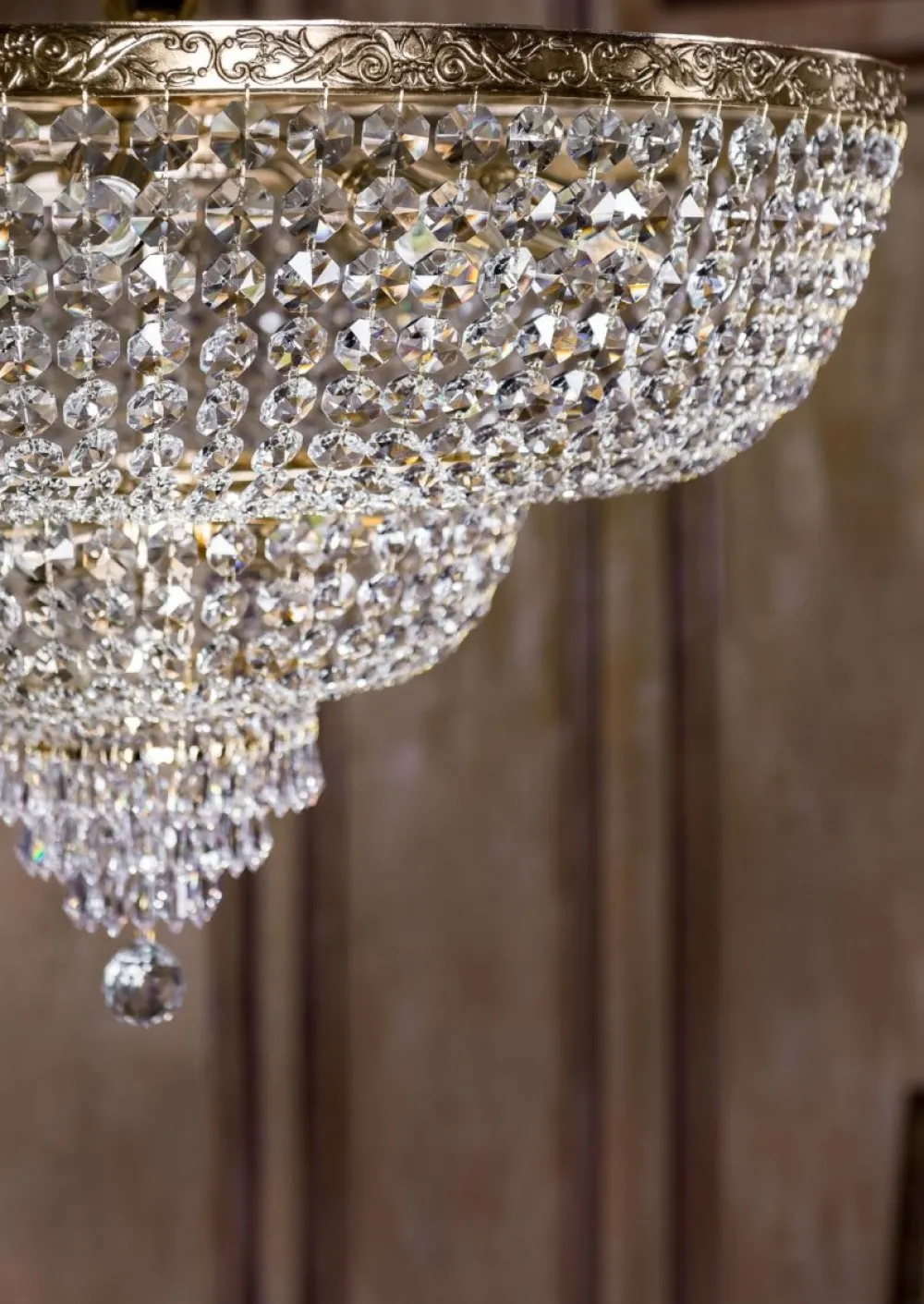 Maytoni Palace Ø80 kristall Guld