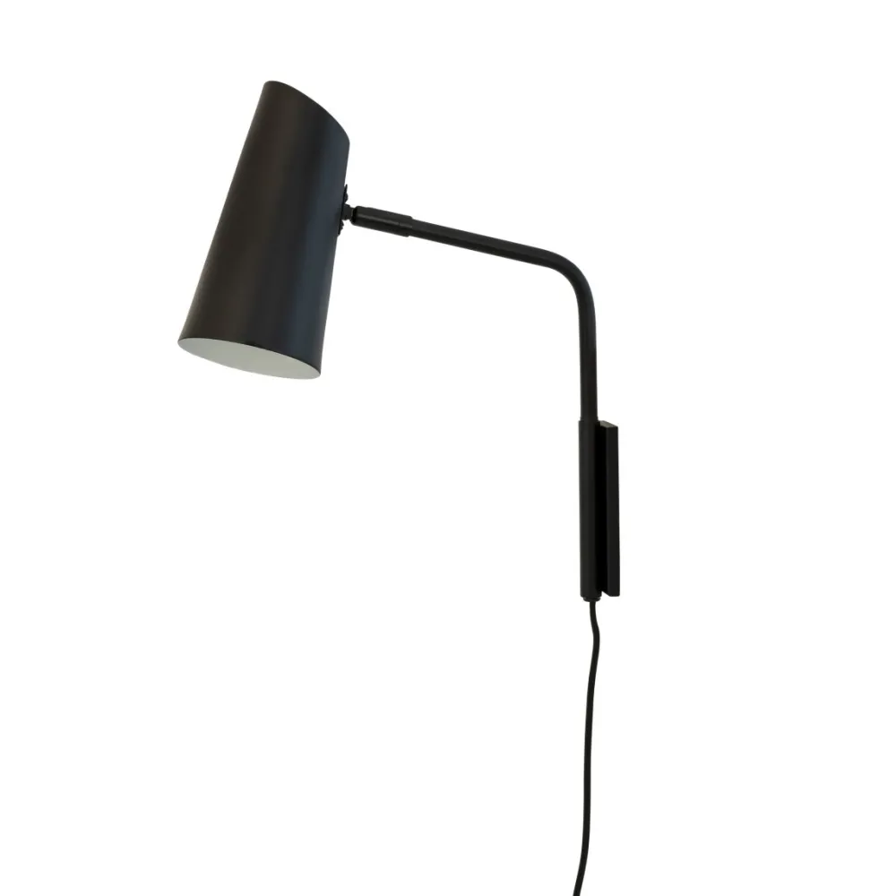 Hot Dyberg Larsen Pallas 38cm vägglampa Svart