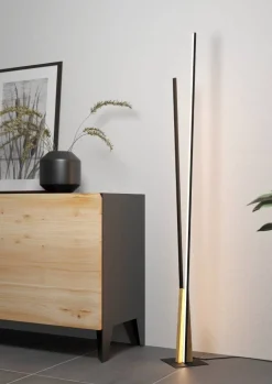 Hot Eglo Panagria golvlampa Svart