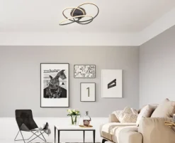 Best Globo Lighting Panda Ø60 plafond Svart