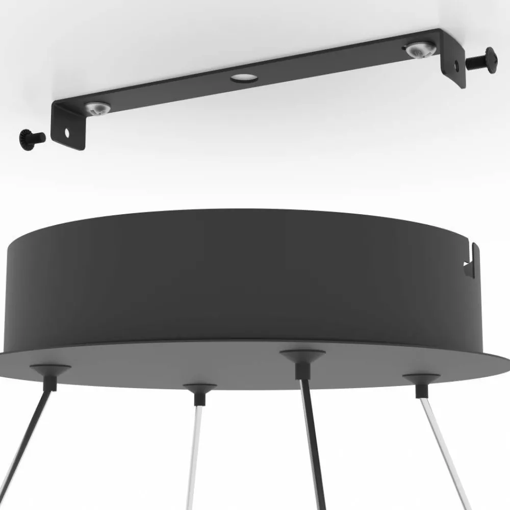 Discount Eglo Parruta Ø100 taklampa Svart