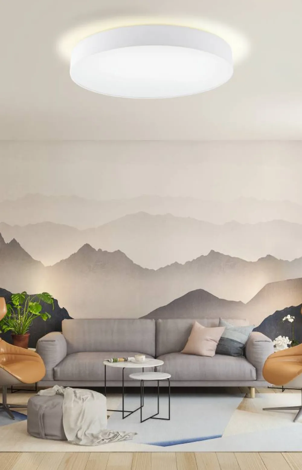 New Eglo Pasteri Ø76 plafond Vit