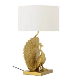 Best Bloomingville Peacock 58cm bordslampa Guld