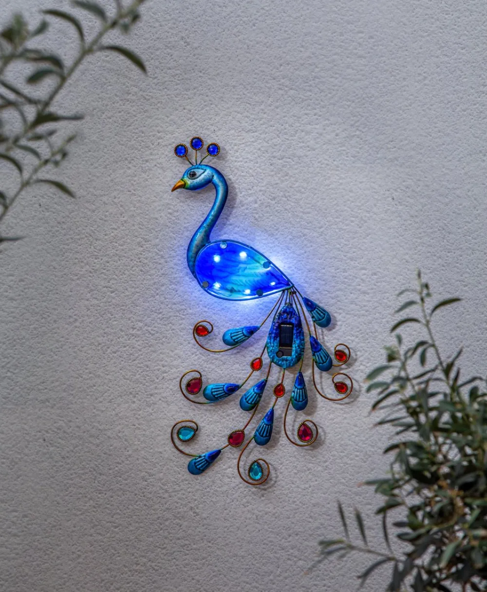 Clearance Star Trading Peacock solcellslampa Multi