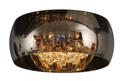 Sale Lucide Pearl Ø50 plafond Rökfärgad