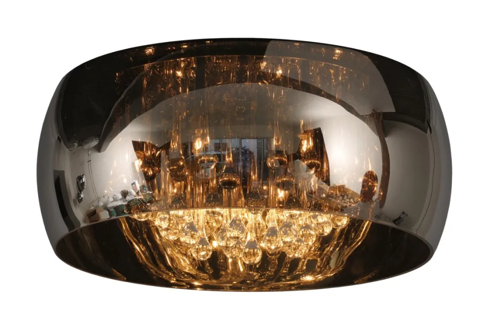 Sale Lucide Pearl Ø50 plafond Rökfärgad