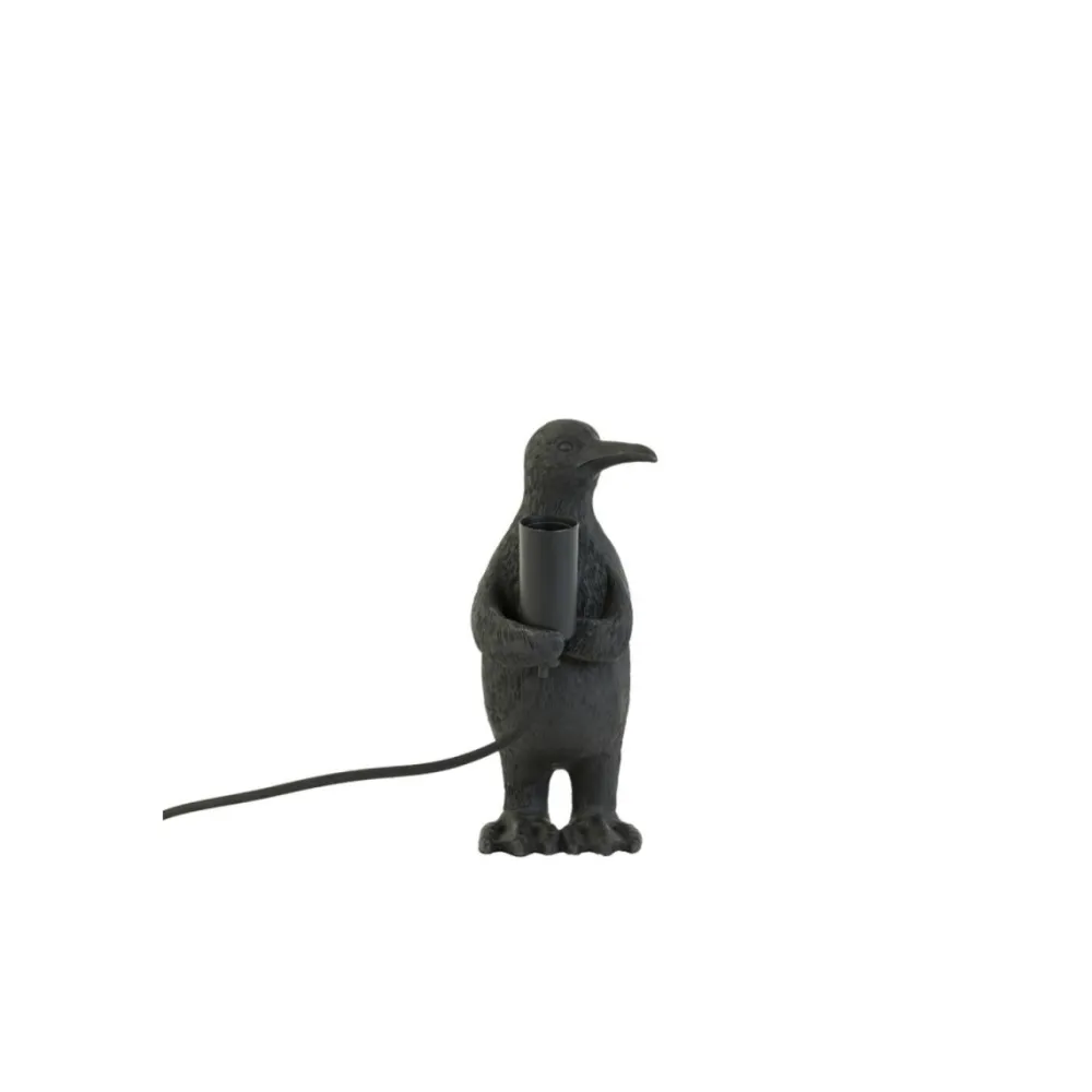 Discount Light & Living Penguin 24cm bordslampa Svart