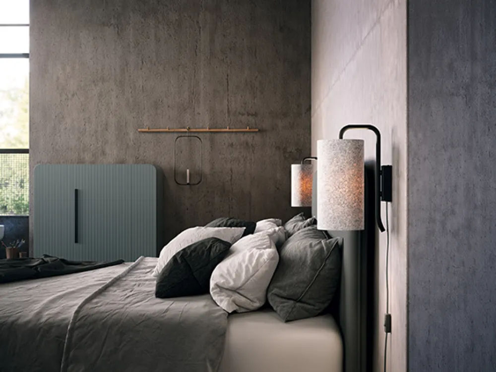 Outlet Belid Pensile S vägglampa Svartstruktur