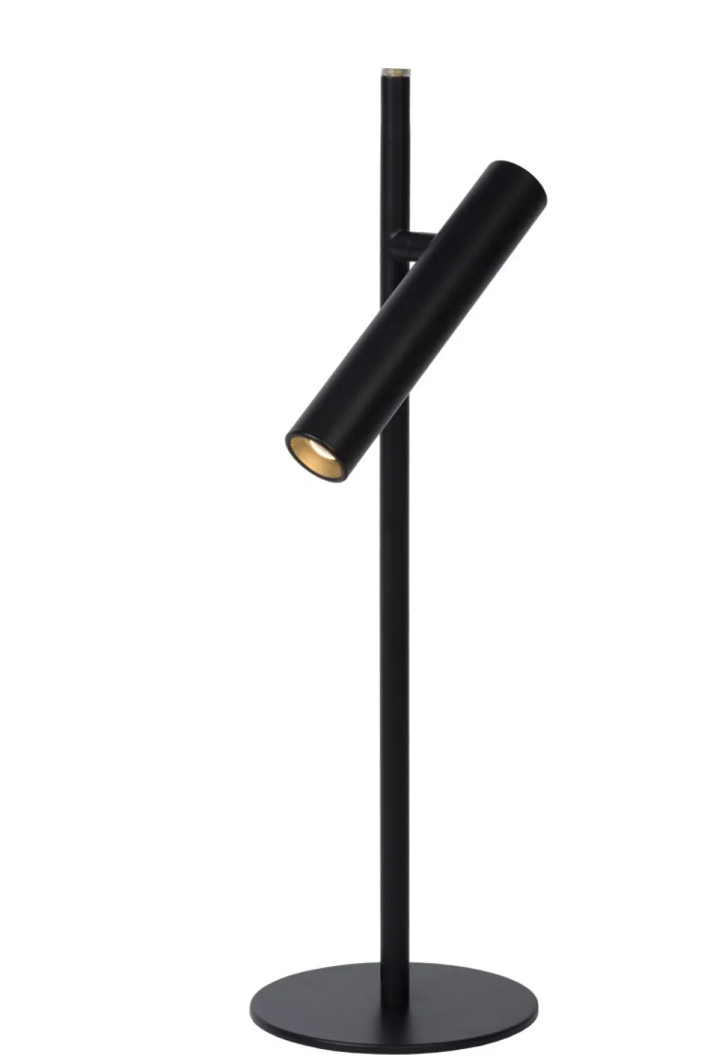 New Lucide Philon 42cm skrivbordslampa Svart