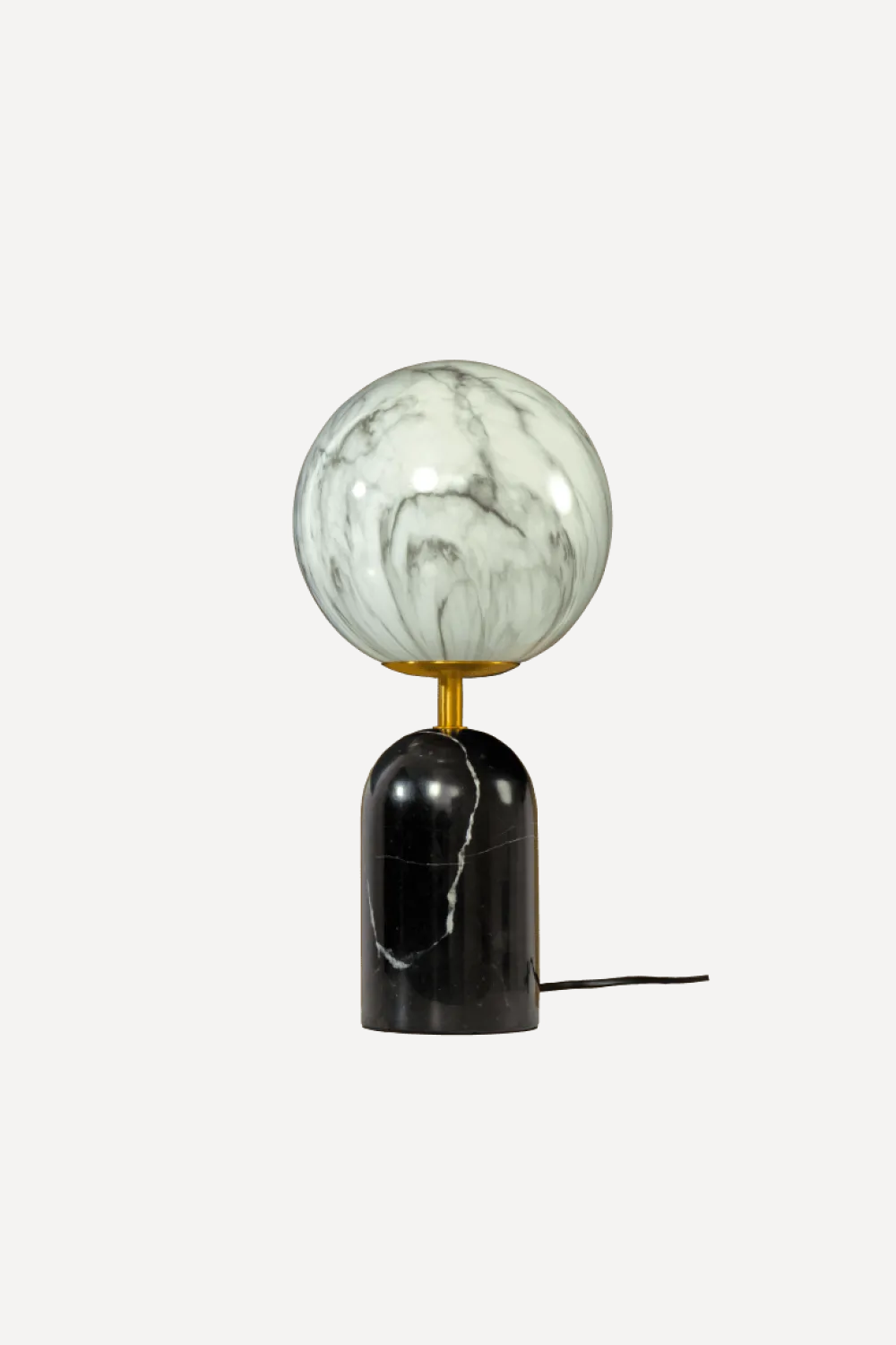 Aneta Lighting Pierre 30cm bordslampa Svart/vit