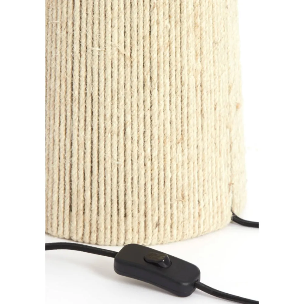 Online Light & Living Pitino 50cm bordslampa Natur