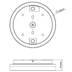 Clearance Designlight Plafondy Ø22 Vit