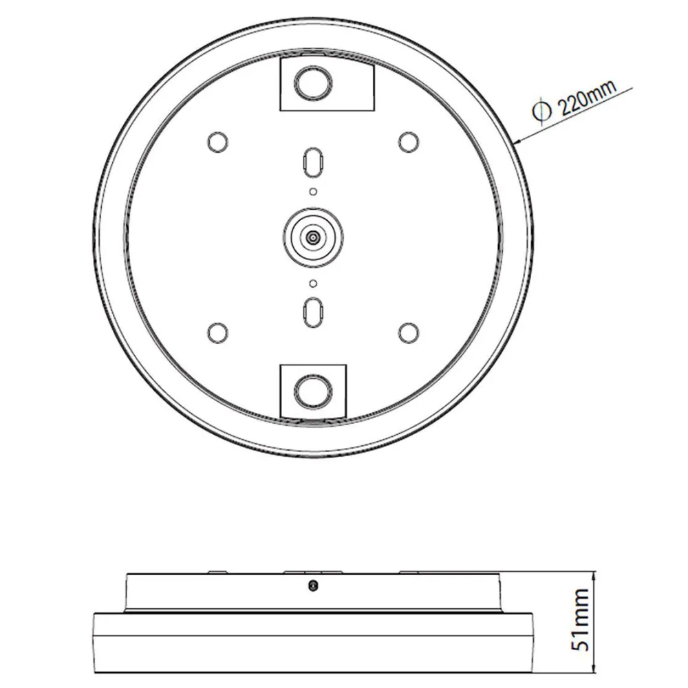 Clearance Designlight Plafondy Ø22 Vit