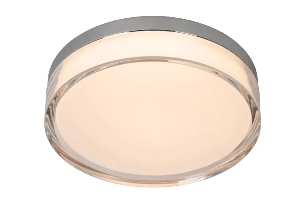 Discount Lucide Plano Ø28 badrumslampa Silver