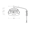 Outlet Designlight P-132 Mini Downlight 2700K
