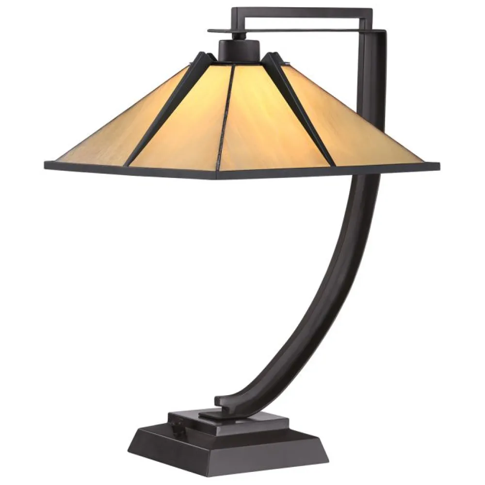 Hot Elstead Lighting Pomeroy 55cm Brons/gul