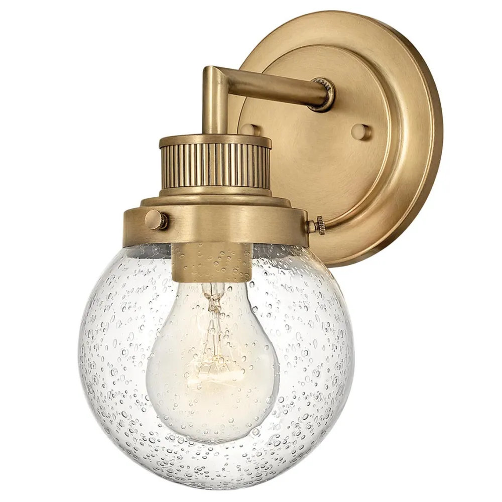 New Elstead Lighting Poppy Ø13 badrumslampa Antik mässing