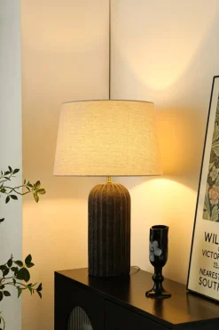 Sale Nordic Lighting Porto 63cm bordslampa Svart/beige