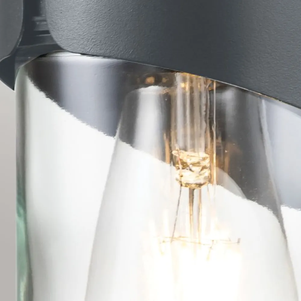 Sale Elstead Lighting Porto 18cm utelampa Grå