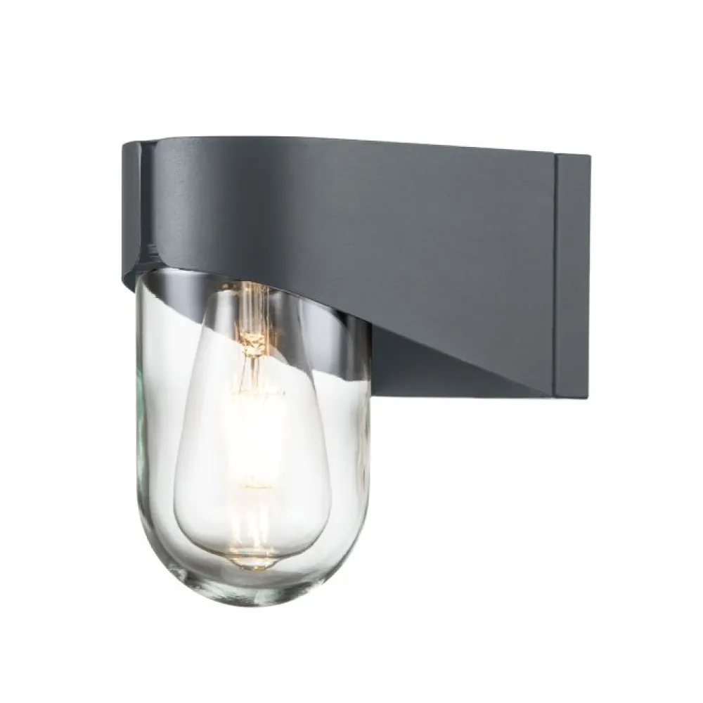 Sale Elstead Lighting Porto 18cm utelampa Grå
