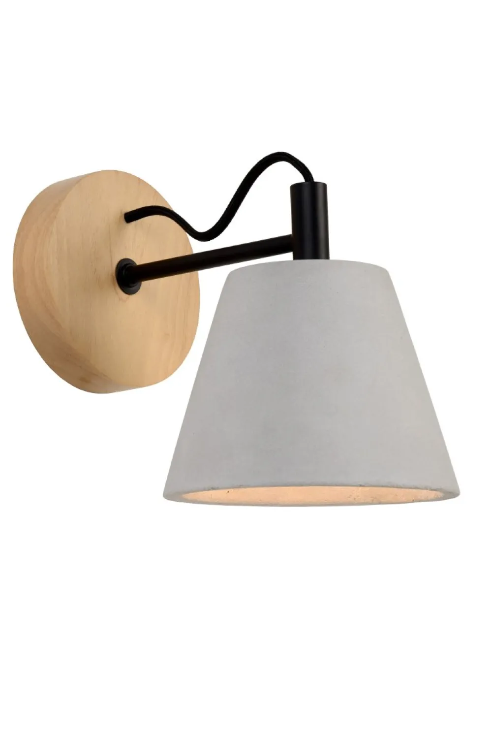 Online Lucide Possio 20cm vägglampa Grå