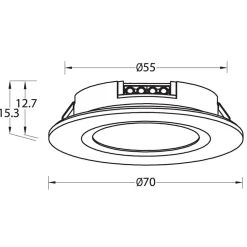 Hot Designlight Q-36 Downlight 3000K