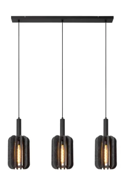 Discount Lucide Rafal 98cm taklampa Grå