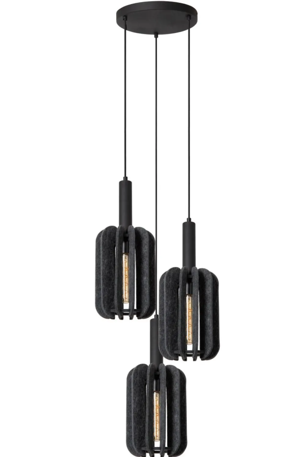 Clearance Lucide Rafal Ø50 taklampa Grå