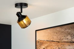 Discount Lucide Rafa spotlight Svart