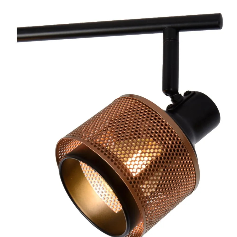 Best Lucide Rafa 4 spotlight Svart
