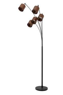 New Lucide Rankos 5 golvlampa Svart